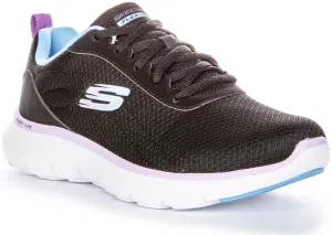 Skechers Flex Appeal 5.0 In Black Multi For Women