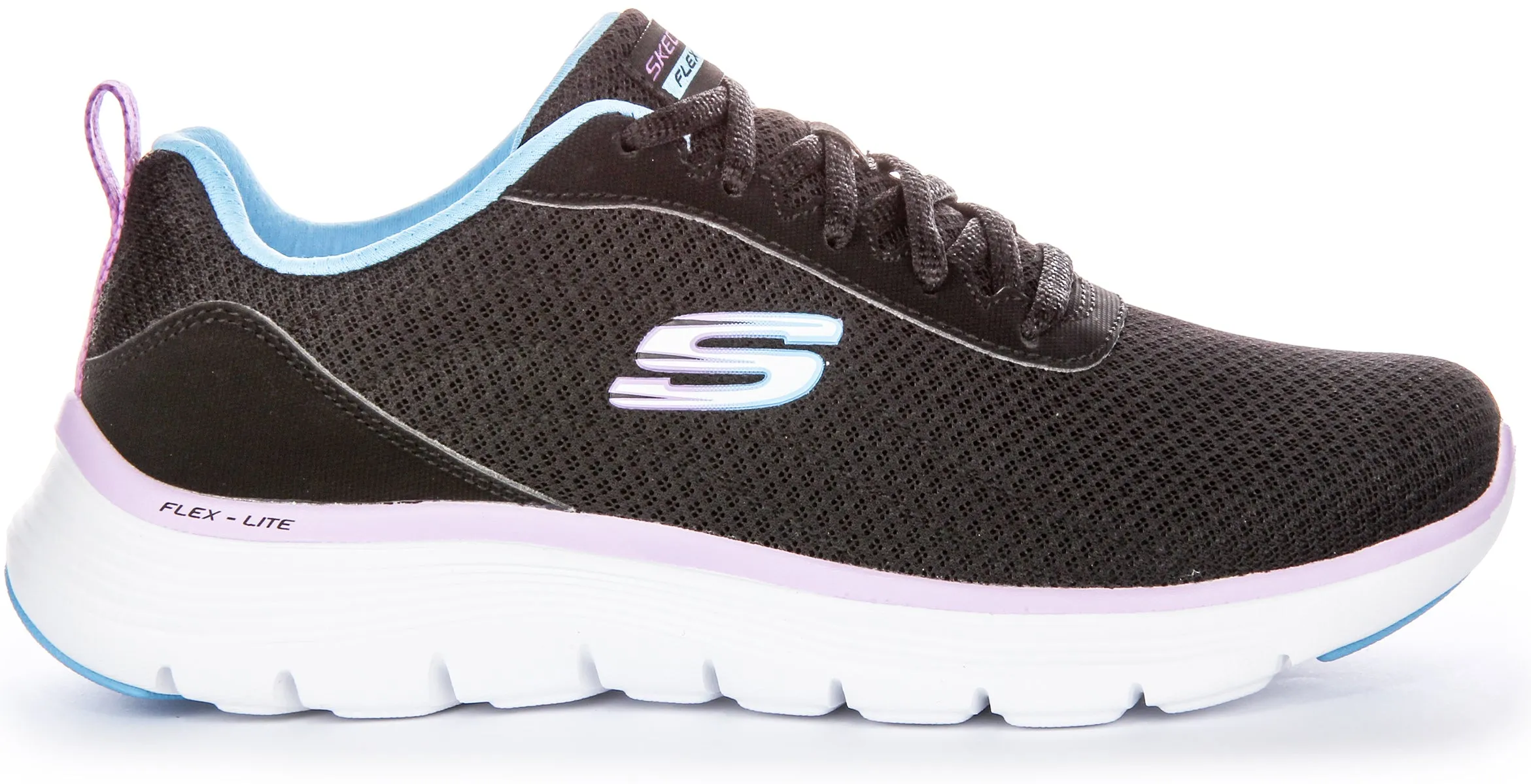 Skechers Flex Appeal 5.0 In Black Multi For Women