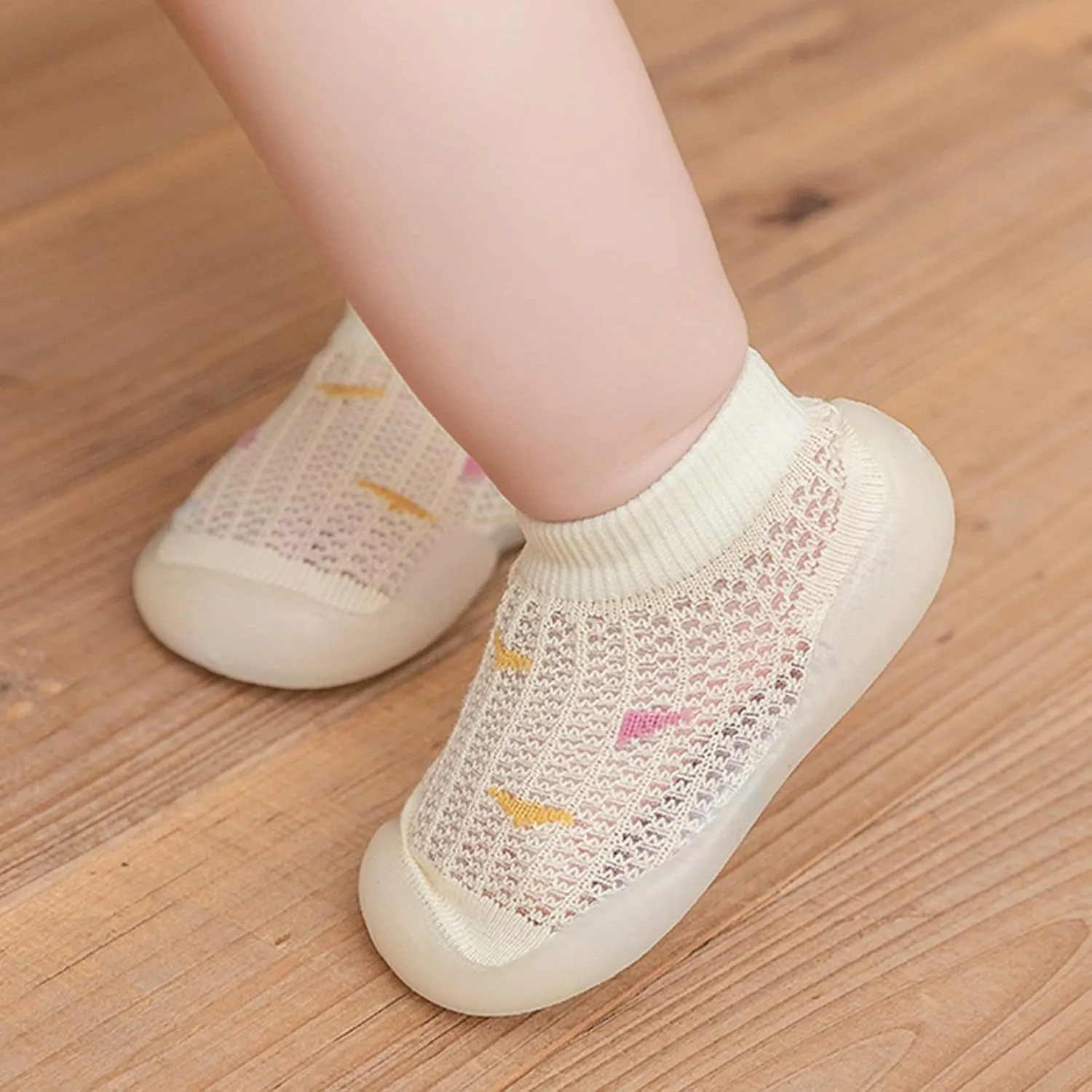Sock Shoes Toddler Infant Shoes Mesh Slip On Socks Shoes Soft Sole Non Slip Wear Out Toddler Floor Black Shoes B