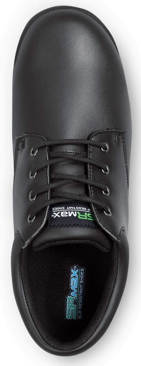 SR Max Marshall, Women's, Black, Oxford Style Soft Toe Slip Resistant Work Shoe
