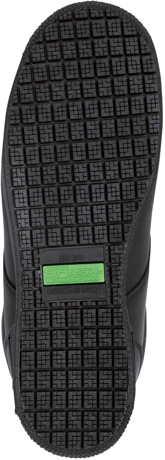SR Max Marshall, Women's, Black, Oxford Style Soft Toe Slip Resistant Work Shoe