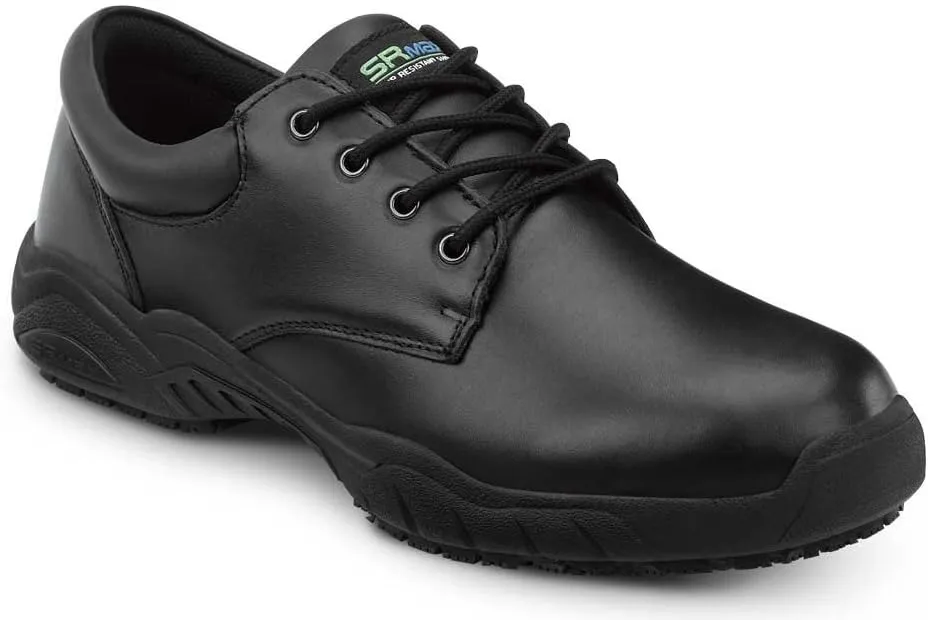 SR Max Providence, Women's, Black, Oxford Style Slip Resistant Soft Toe Work Shoe