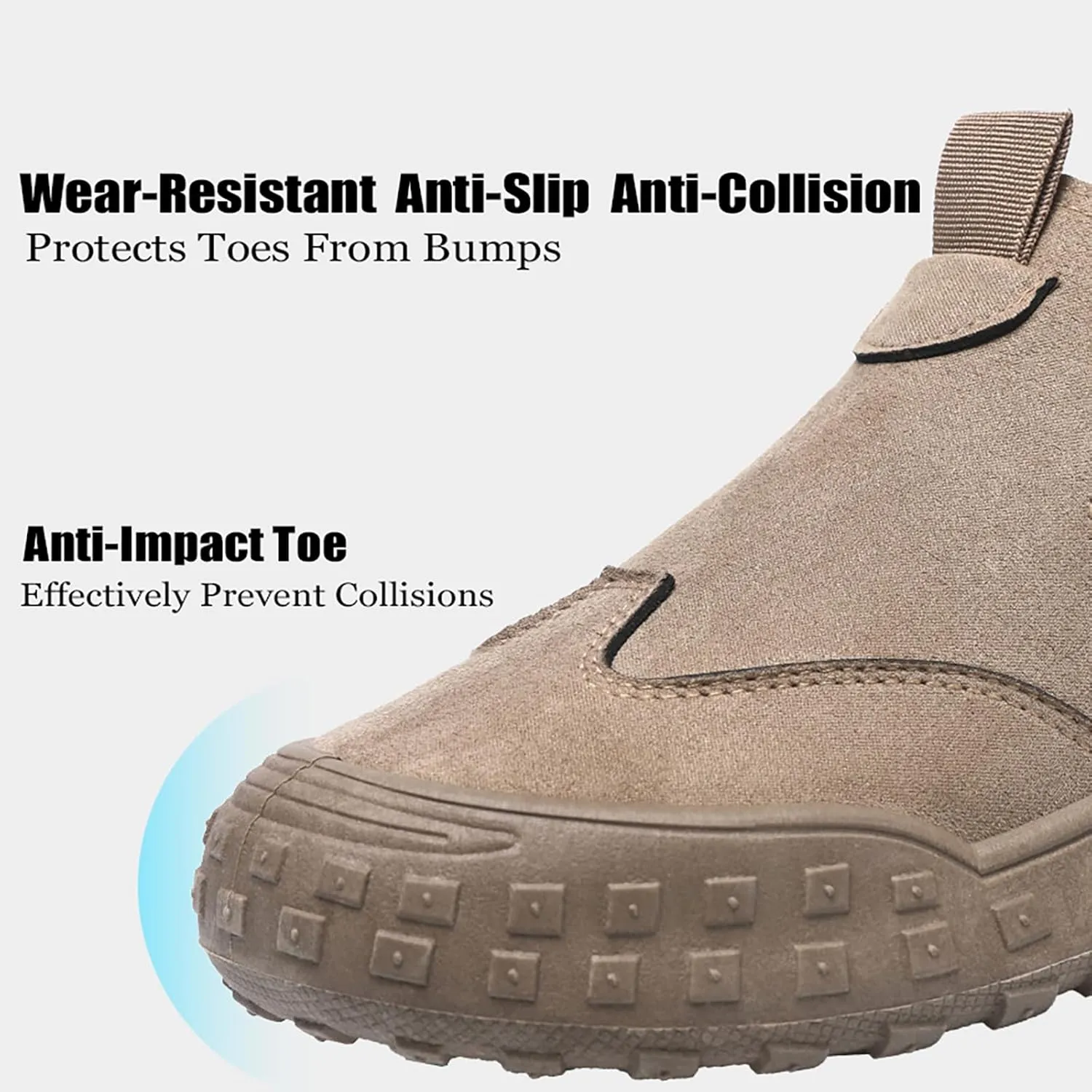 SYNTHESIS Men's Slip on Orthopedic Non Slip Walking Loafers,2024 Comfort Breathable Arch Support Outdoor Hiking Sneakers,Casual Soft Waterproof No Lace Flats Driving Work Shoes