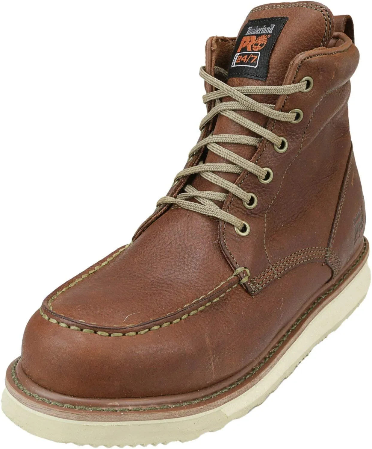 Timberland PRO Unisex-Adult Pro Wedge 6 Inch Moc Soft Toe Industrial Work Boot