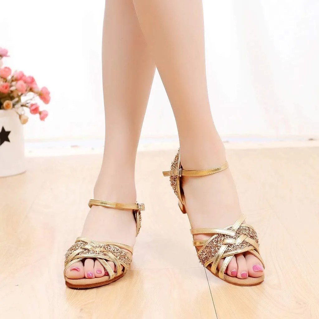 Toddler Baby Girls Kids Ballroom Tango Latin Dance Shoes Sandals Fashion Outdoor Sport Shoes