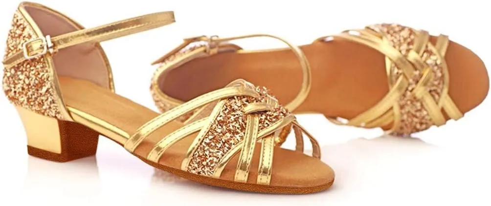 Toddler Baby Girls Kids Ballroom Tango Latin Dance Shoes Sandals Fashion Outdoor Sport Shoes