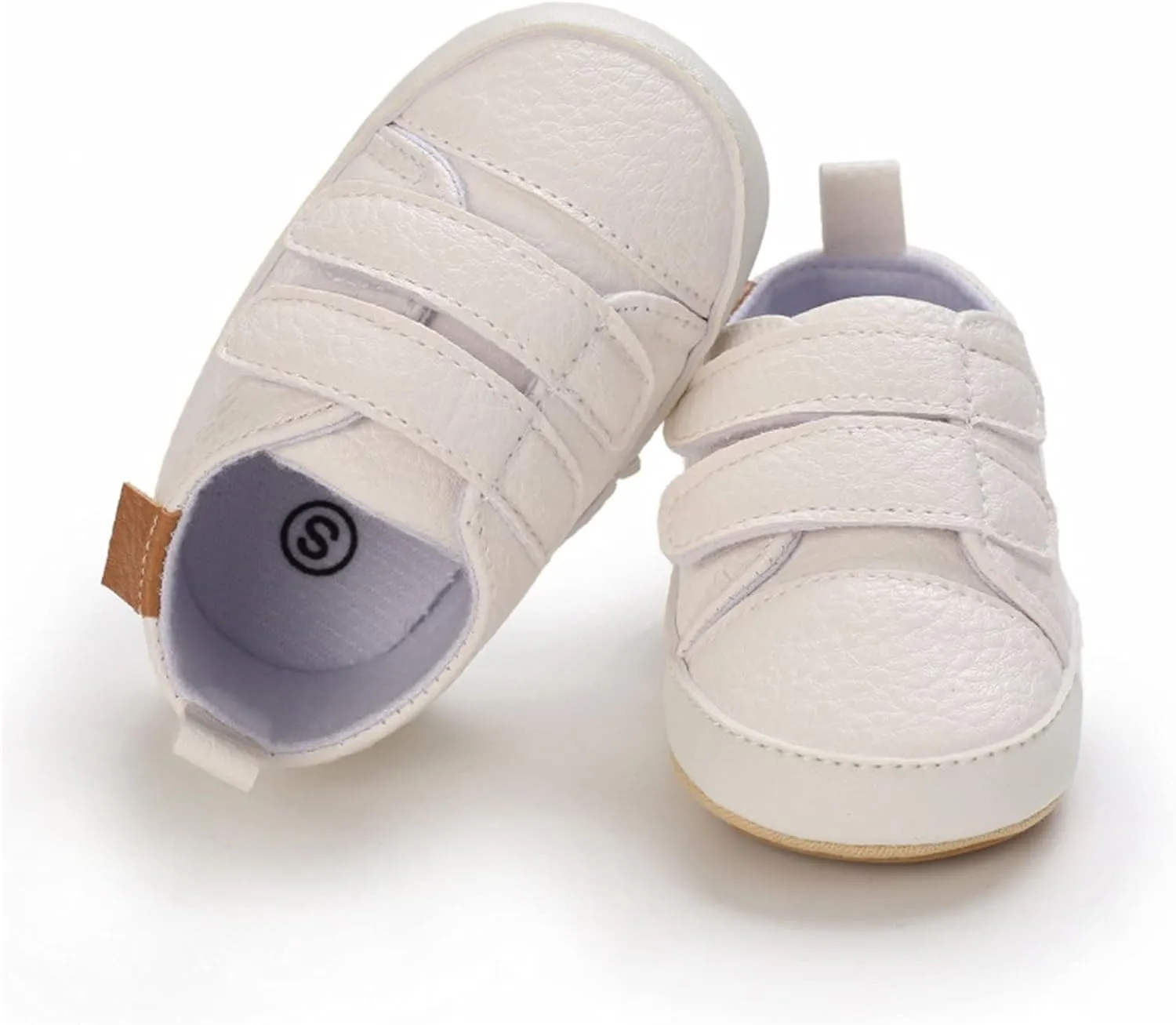 Toddler Baby No Lace Sneakers Sole Chunky No Slip Sport Shoes Outdoor Running Fall Lightweight Sneakers for Boys