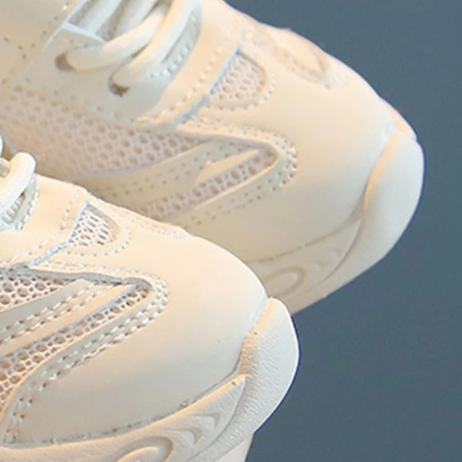 Toddler Boys Sneakers New Solid Color Mesh Breathable Non Slip Children's Casual Breathable Shoes Breathable Sneakers