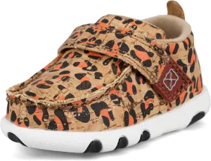 Twisted X Infant's Driving Moc, Moc Toe, Honey, Black, & Carrot, 2 M