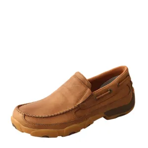 Twisted X Mens Shoes | Casual Driving Moccasin | Tan