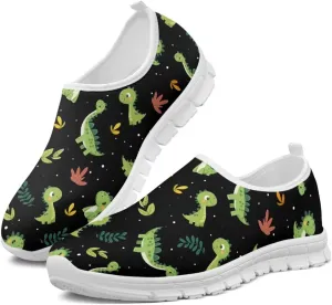 Women Walking Tennis Shoes Lightweight Slip On Sneakers Breathable Non Slip Gym Workout Shoes for Jogging Travel Size 5..5-11.5 White Sole