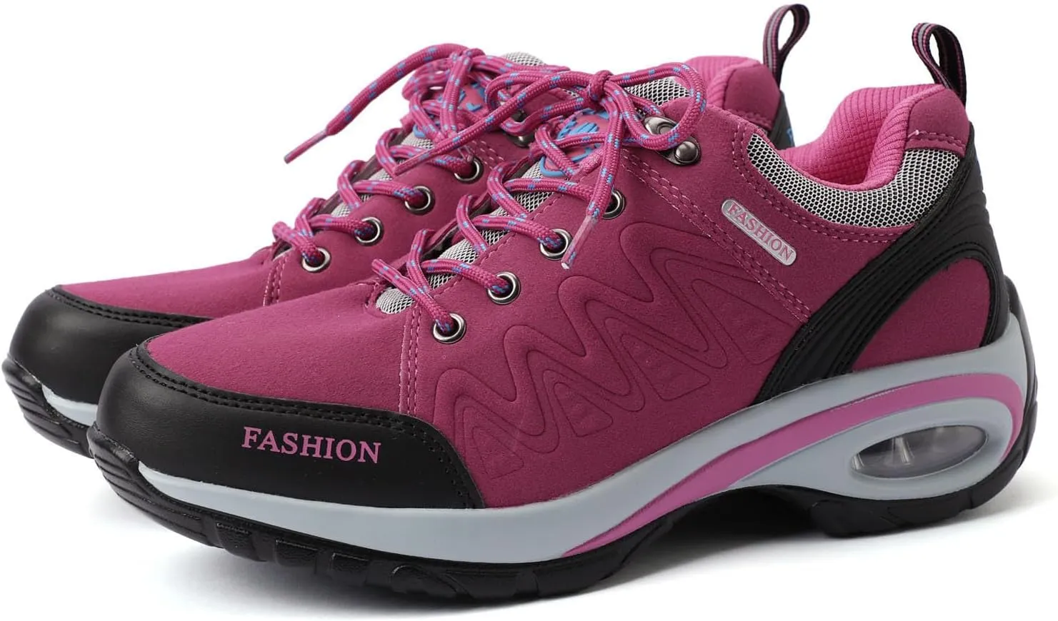 Women's Fashion Sneakers Lace-Up Walking Shoes Comfortable Casual Athletic Non-Slip Running Fashion Sneakers