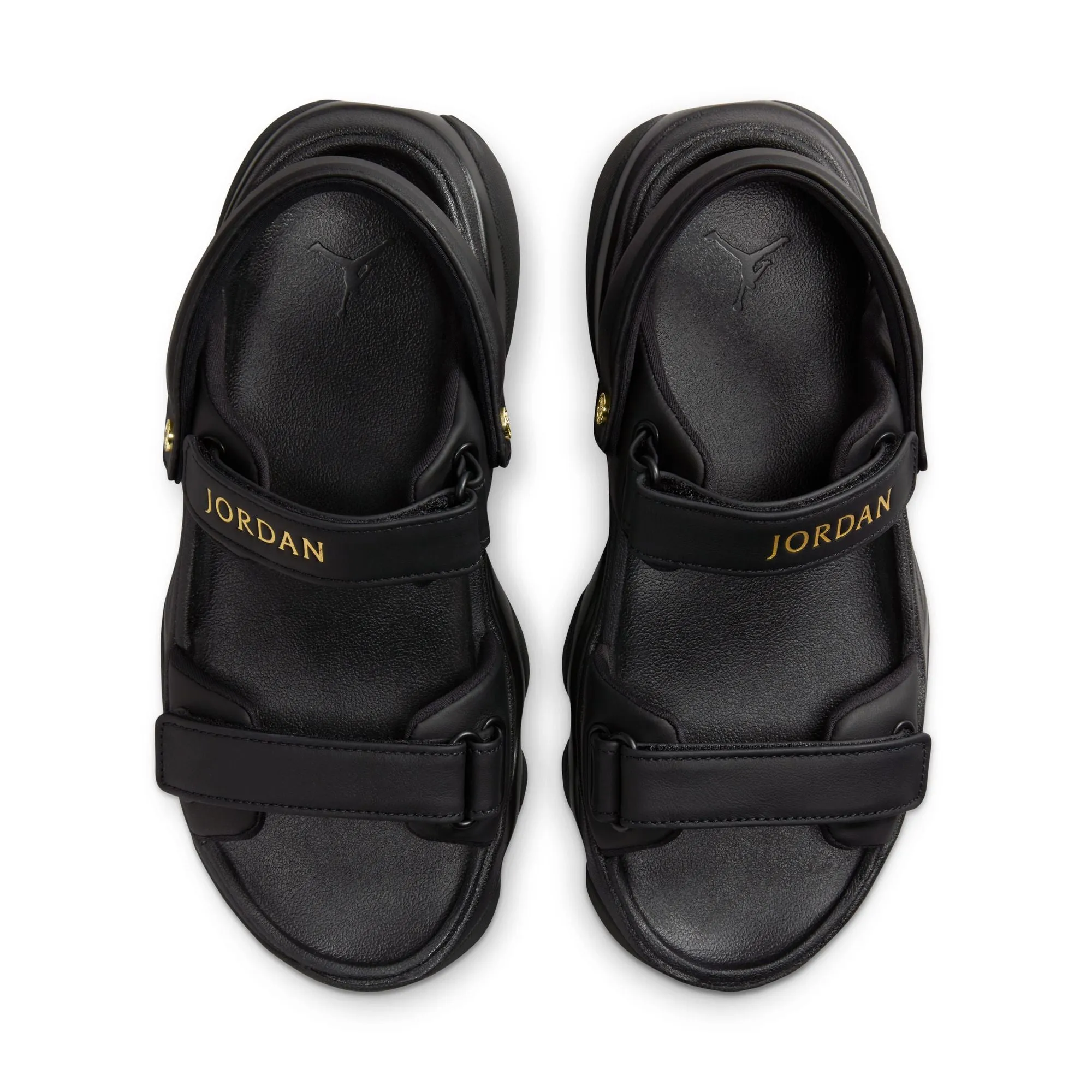 WOMENS JORDAN DEJA SANDAL (BLACK/METALLIC GOLD)