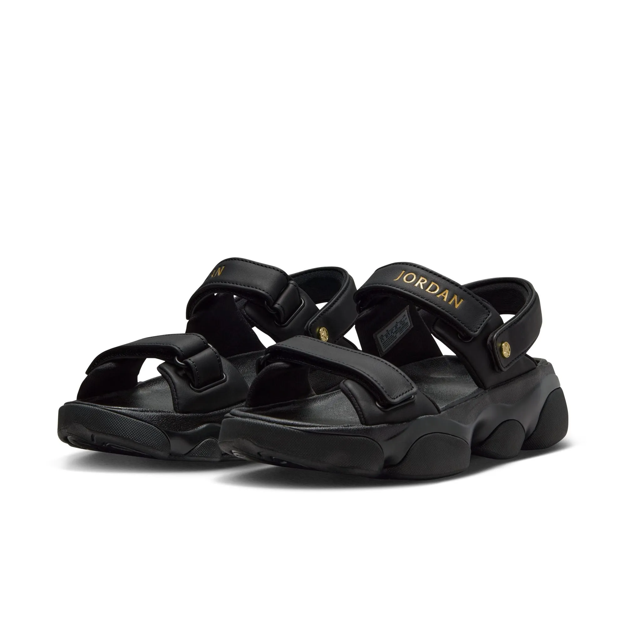 WOMENS JORDAN DEJA SANDAL (BLACK/METALLIC GOLD)