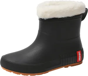 Womens Rain Boots Womens Rubber Boots Waterproof Out Work for Boating Fishing Gardening Farming Rain Shoes