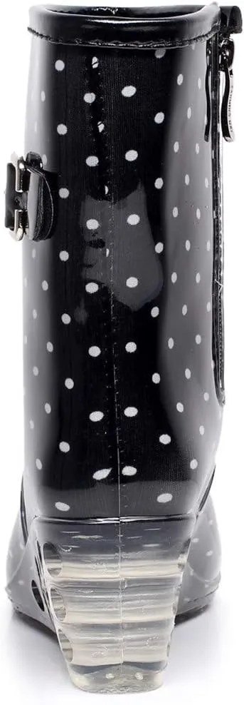 Womens Rubber Boots Womens Rain Boots Comfortable Anti-Slip for Boating Fishing Gardening Farming Rain Shoes