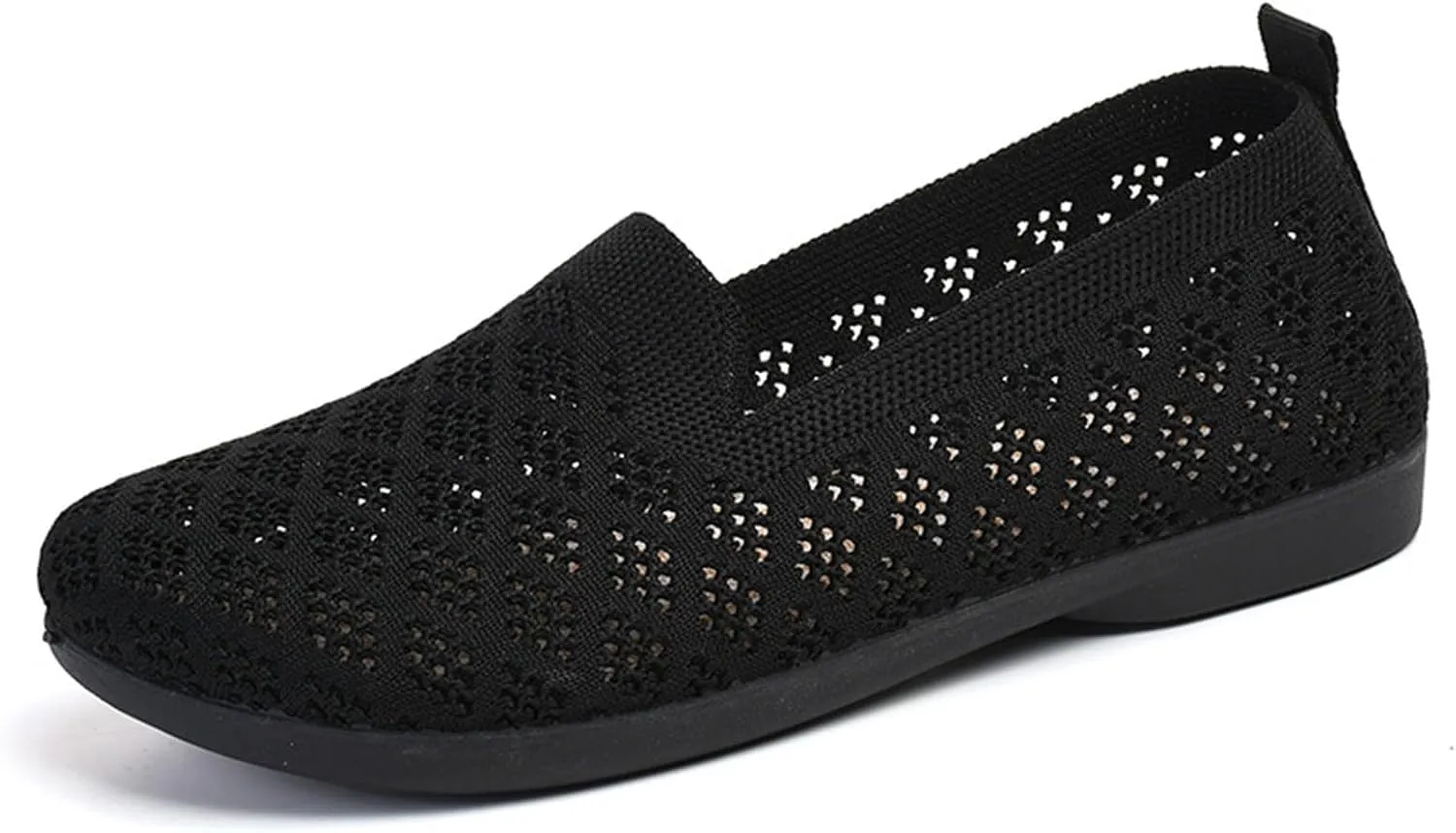 Women's Spring Summer and Autumn Fashion Shallow Mouth Breathable Non Slip Soft Sole Orthopedic Suede Wingtip Shoes