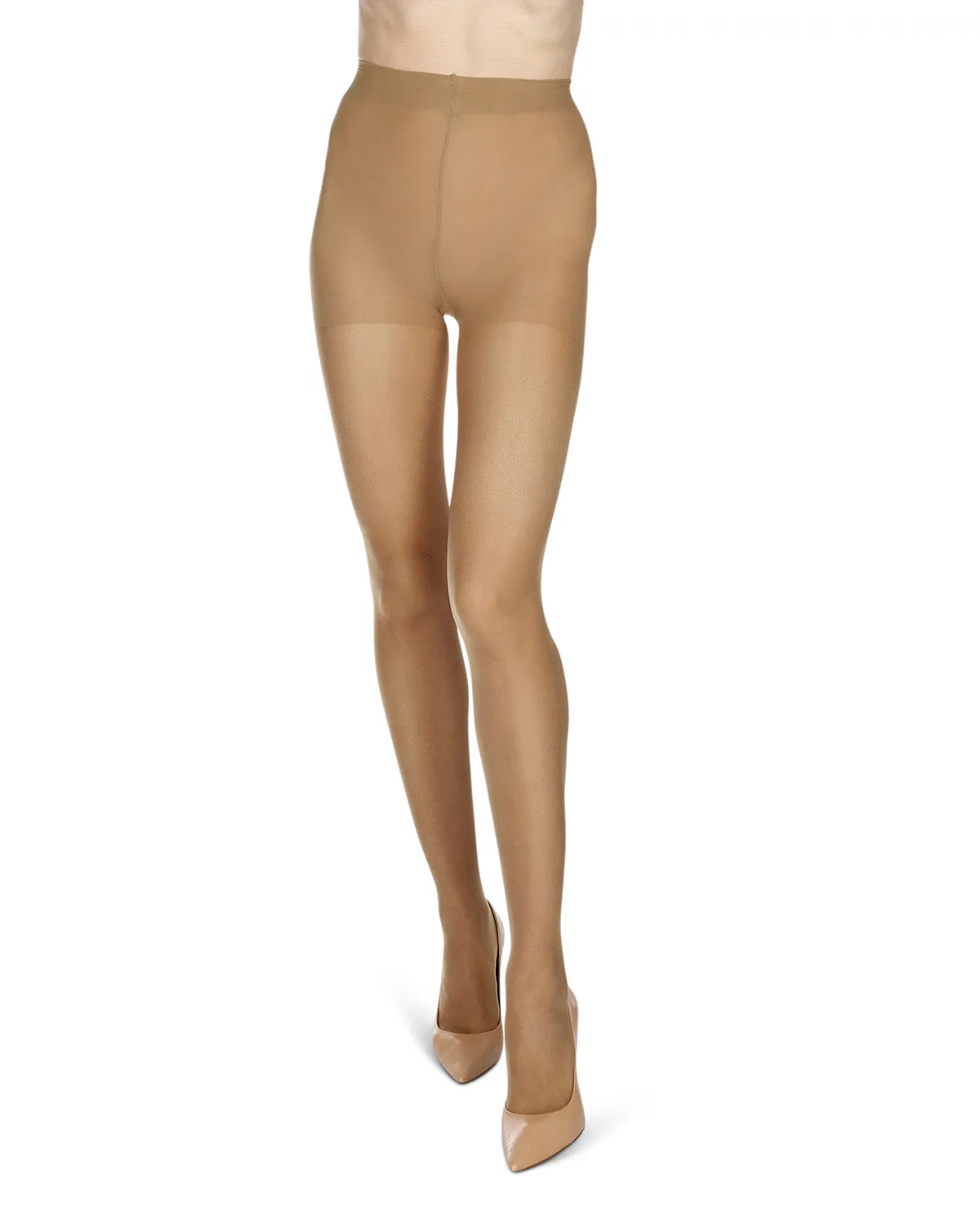 Women's Ultra-Sheer 8 Denier Bare Control Top Pantyhose